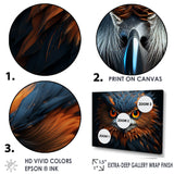 Owls Wisdom Portrait - Owl Canvas Wall Art