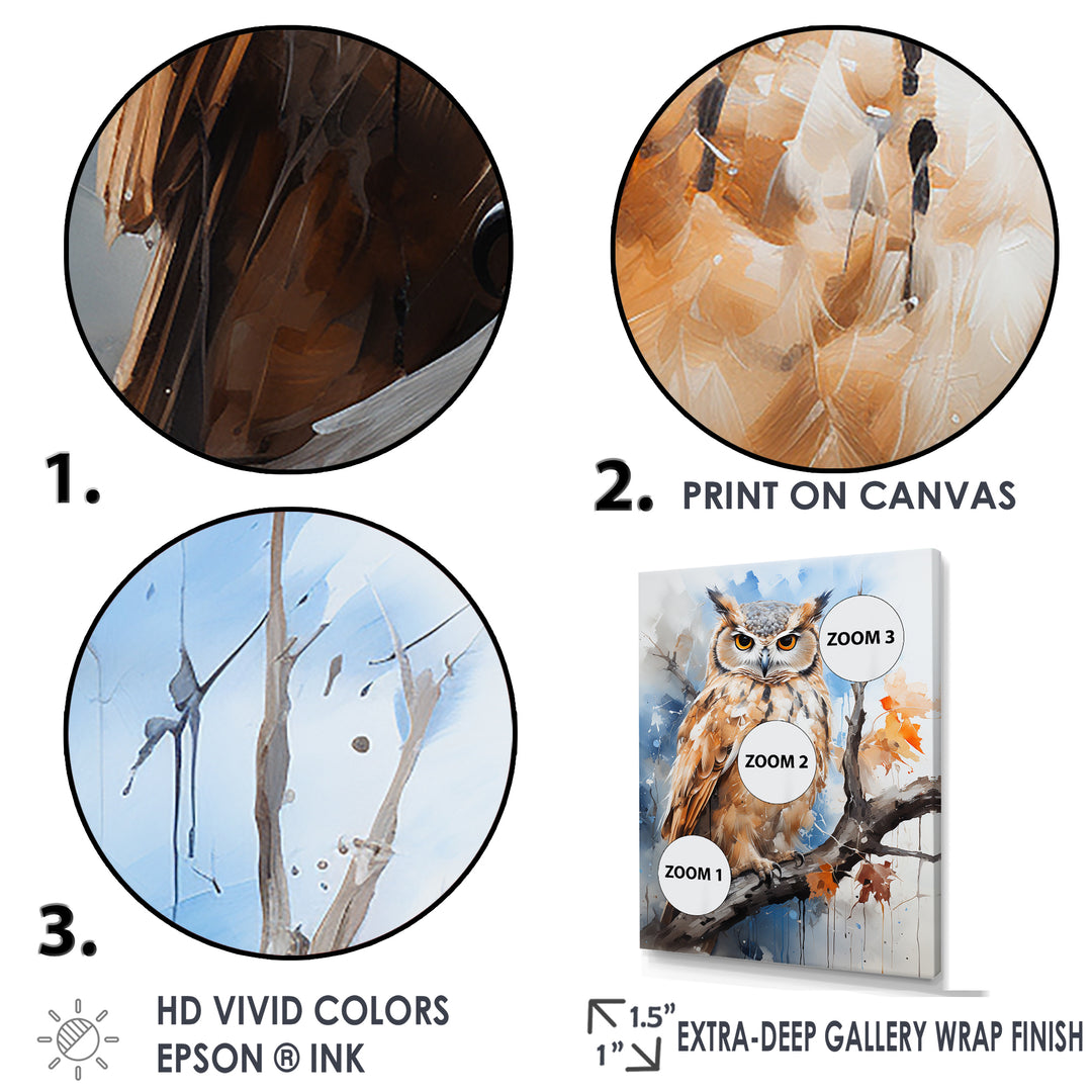Owl Wise And Watchful Predators - Owl Wall Decor