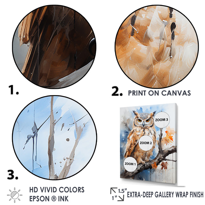 Owl Wise And Watchful Predators - Owl Wall Decor