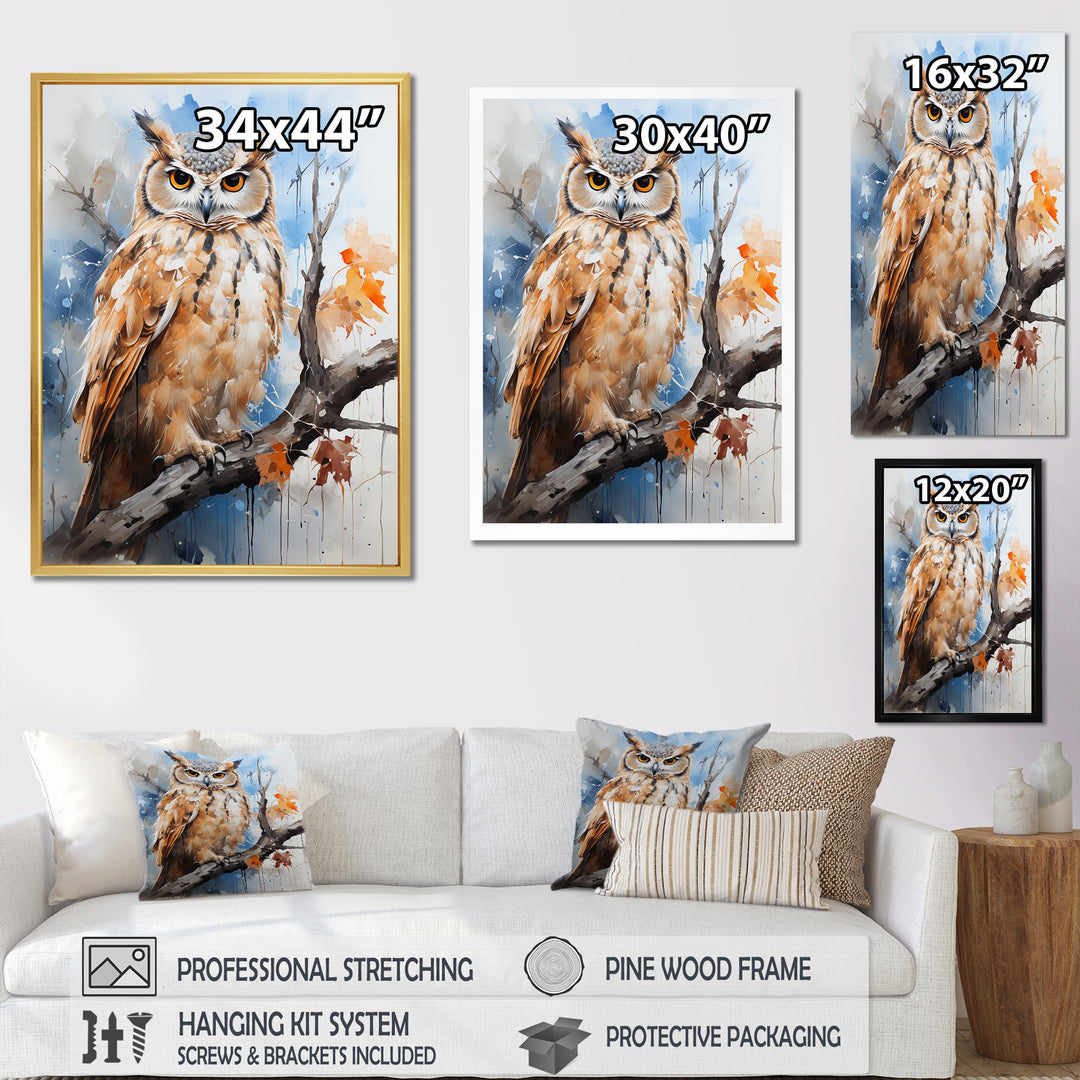 Owl Wise And Watchful Predators - Owl Wall Decor