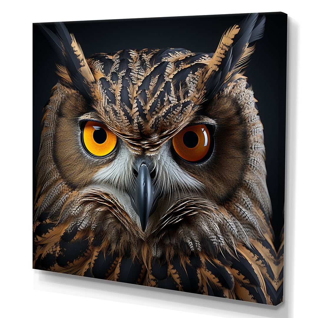 Classic Owl Eyes Of The Night - Owl Wall Art Prints
