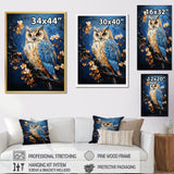 Enchanted Forest Sentinels Owl - Owl Framed Canvas Art