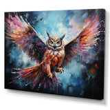 Dreamy Owls In Flight - Owl Home Decor Art
