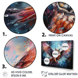 Dreamy Owls In Flight - Owl Home Decor Art