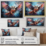 Dreamy Owls In Flight - Owl Home Decor Art
