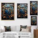 Fantasy Portrayal Of Enchanted Owl - Owl Canvas Wall Art