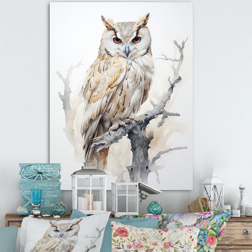 Wise And Watchful Majestic Owl - Owl Wall Art Prints