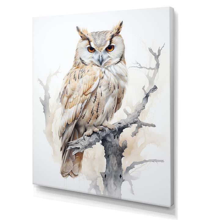Wise And Watchful Majestic Owl - Owl Wall Art Prints