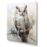 Wise And Watchful Majestic Owl I - Animals Canvas Wall Art