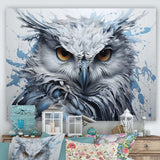 Owls Eyes Of Wisdom - Animals Canvas Wall Art