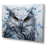 Owls Eyes Of Wisdom - Animals Canvas Wall Art