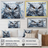 Owls Eyes Of Wisdom - Animals Canvas Wall Art