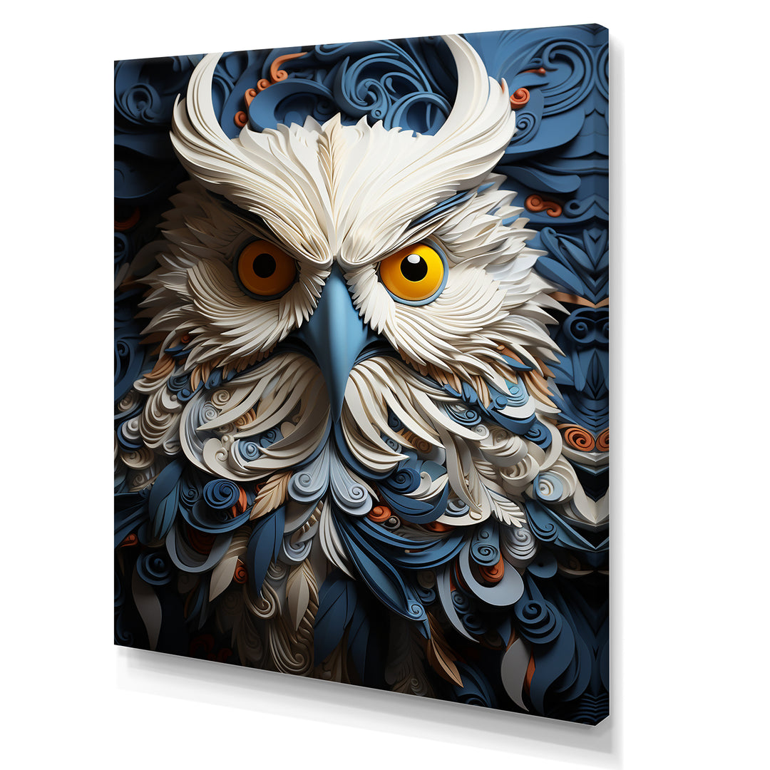 Owl Eyes In The Shadows - Owl Home Decor Art