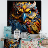 Pop Art Owl Eyes In The Shadows - Owl Bedroom Wall Art