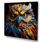 Pop Art Owl Eyes In The Shadows - Owl Bedroom Wall Art