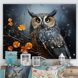 Owls Of The Silent Forest Nightfall - Owl Wall Art Prints