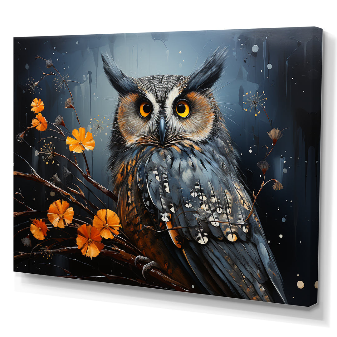 Owls Of The Silent Forest Nightfall - Owl Wall Art Prints