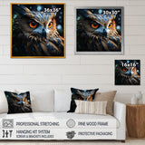 Surrealism Owl Night S Wisdom Keepers - Yellow Owl Wall Art