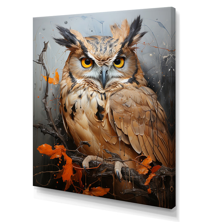 Owl S Symbolic Insight - Brown Owl Wall Art