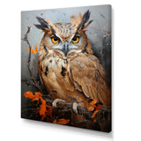 Owl S Symbolic Insight - Brown Owl Wall Art