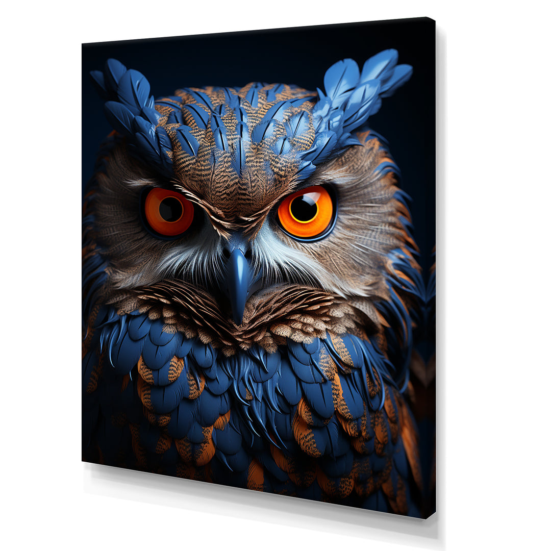 Whimsical Watcher - Owl Home Decor Art