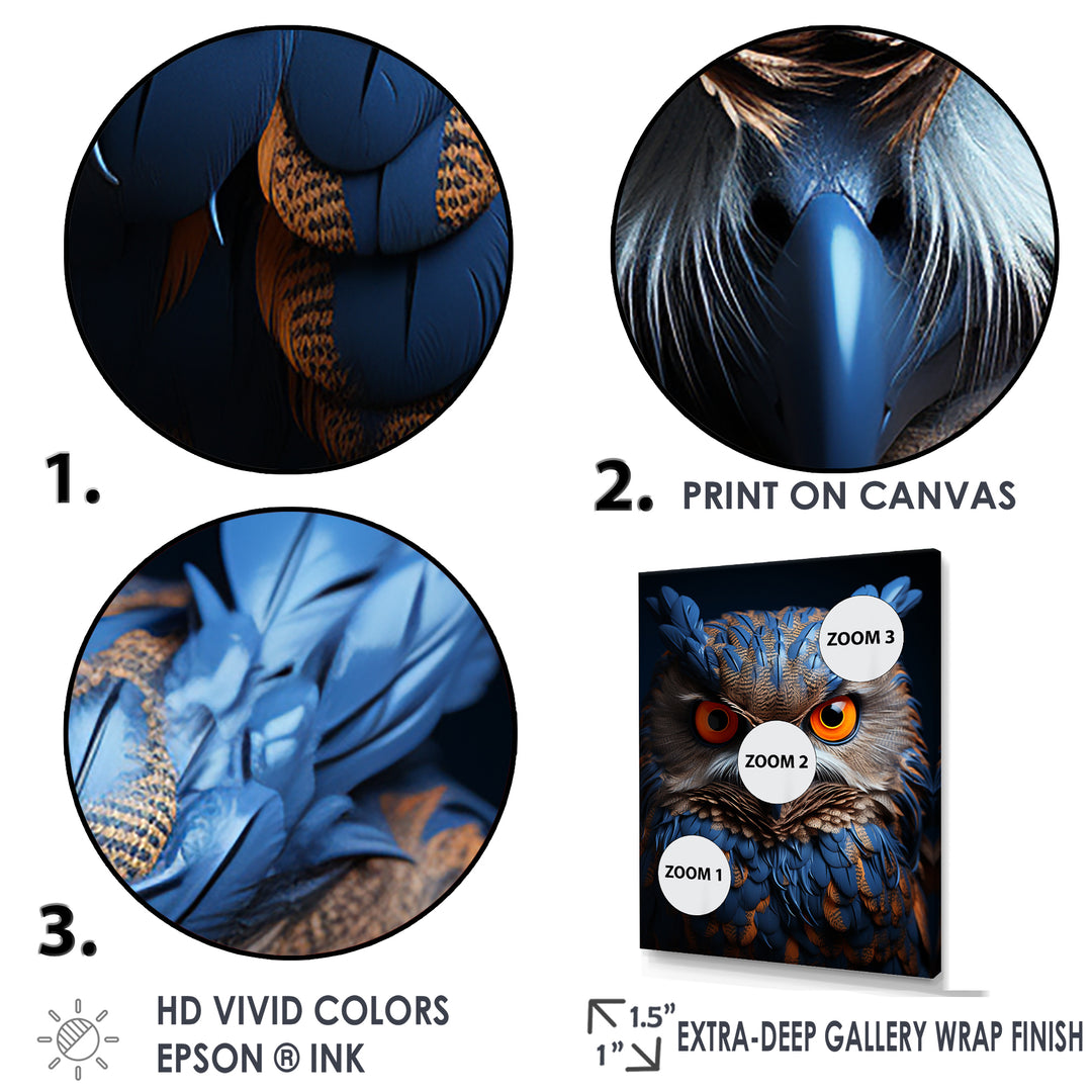 Whimsical Watcher - Owl Home Decor Art
