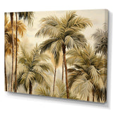 Palm Tree Desert Oasis III - Floral Canvas Wall Art