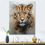 Graceful Tiger Fierce Portrait - Tiger Canvas Wall Art