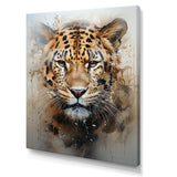 Graceful Tiger Fierce Portrait - Tiger Canvas Wall Art