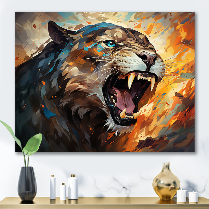 Majestic Panther Roar - Panther Wall Decor