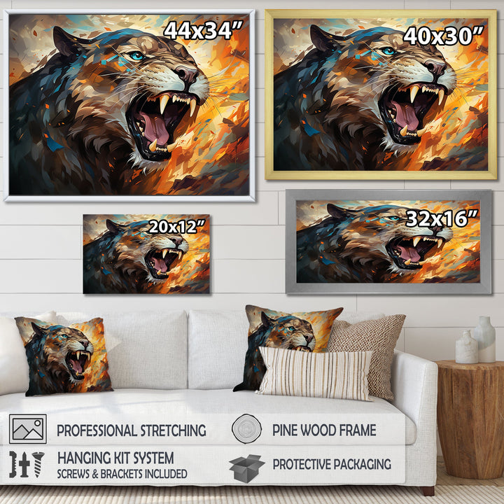 Majestic Panther Roar - Panther Wall Decor