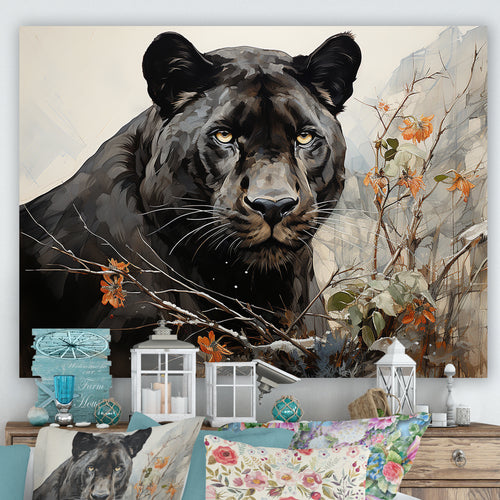 Black Panthers Harmony - Black Panther Wall Art