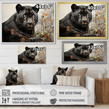 Black Panthers Harmony - Black Panther Wall Art