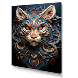 Abstract Panther Essence - Panther Framed Canvas Art