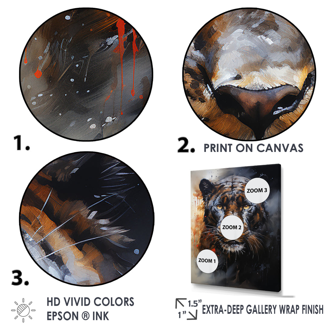 Dynamic Black Panther Spirit - Panther Home Decor Art