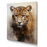 Classic Jaguar Majesty Portrait - Leopard Bedroom Wall Art