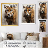 Classic Jaguar Majesty Portrait - Leopard Bedroom Wall Art