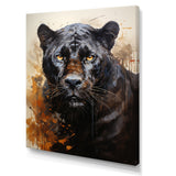 Classic Panther Graceful Night Hunter Portrait - Panther Canvas Wall Art