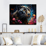 Dreamy Panther Nocturne - Panther Wall Decor