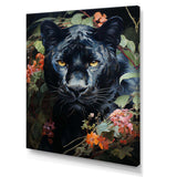 Enchanted Panther Jungle Realm - Animals Canvas Wall Art