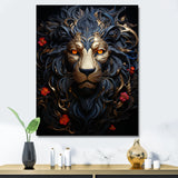 Golden Panther Majesty - Black Panther Wall Art