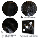 Monochrome Panther Vigil - Panther Bedroom Wall Art
