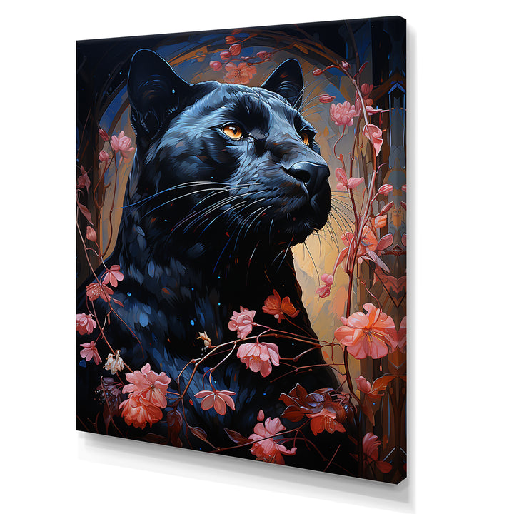 Noir Panther Hunt Tranquility - Panther Wall Decor