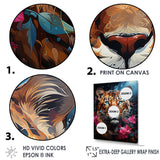 Pop Art Portrait Of A Jaguar - Leopard Wall Art Prints