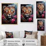 Pop Art Portrait Of A Jaguar - Leopard Wall Art Prints