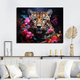 Romantic Jaguar Enigma - Beige Leopard Wall Art