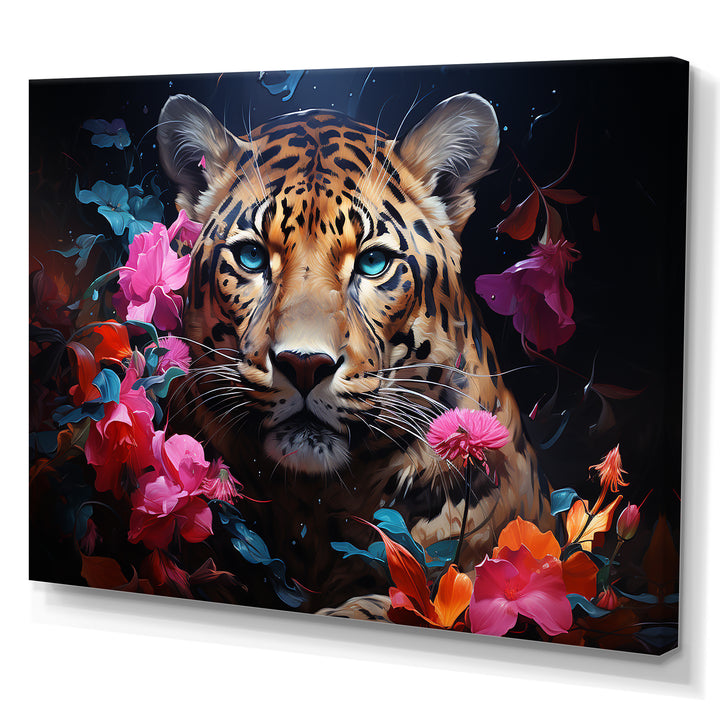 Romantic Jaguar Enigma - Beige Leopard Wall Art