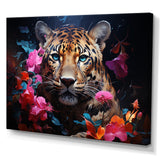 Romantic Jaguar Enigma - Beige Leopard Wall Art