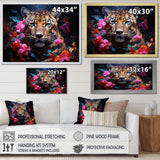 Romantic Jaguar Enigma - Beige Leopard Wall Art