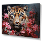Romantic Tiger Enigma - Beige Tiger Wall Art